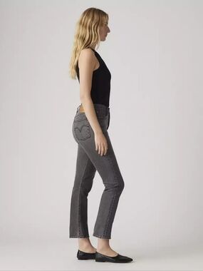 Levi's Wedgie Straight Jean In Washed Grey 28W